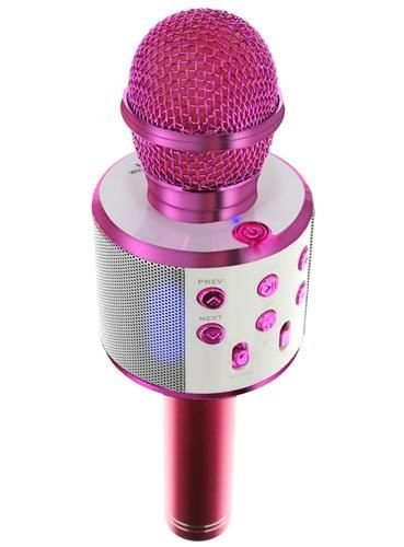 Mikrofon kõlariga (roosa)